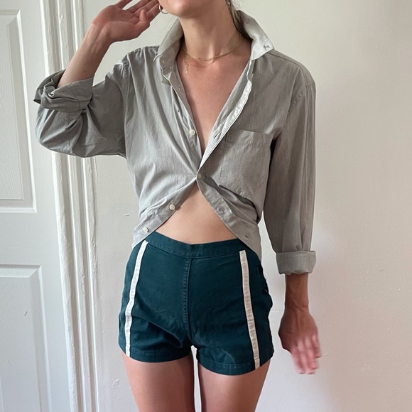 NWOT Goodfellow & Co Light Grey Long Sleeve Collared Pocket Button Down Shirt M - Picture 7 of 16